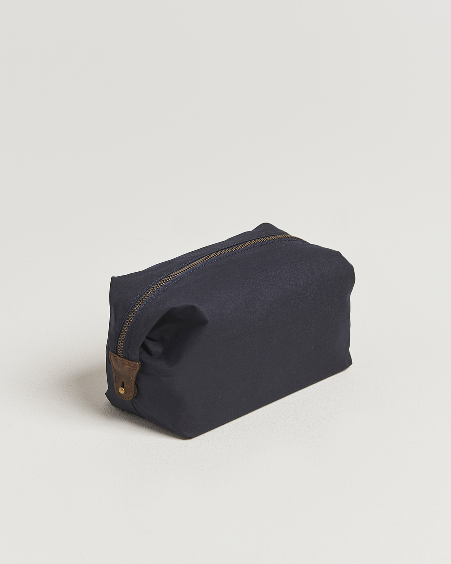 Herre | Tasker | GANT | Waxed Cotton Washbag Evening Blue