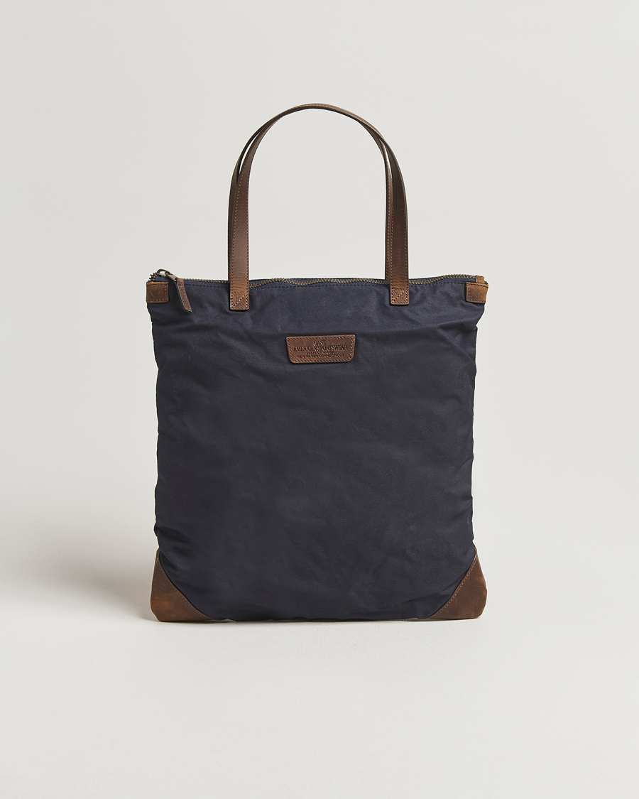 Herre | Tasker | GANT | Waxed Cotton Tote Bag Evening Blue