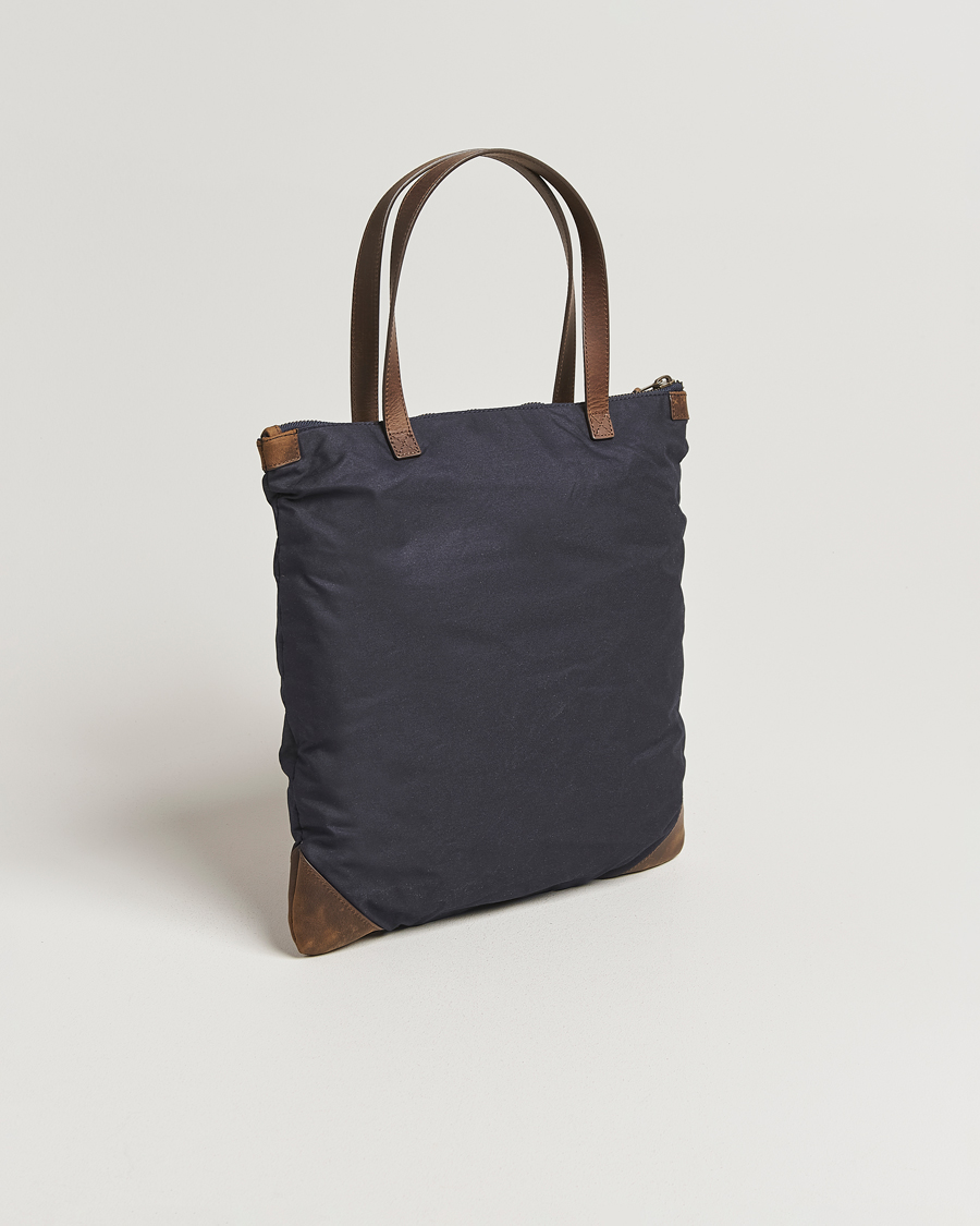 Herre | Tasker | GANT | Waxed Cotton Tote Bag Evening Blue