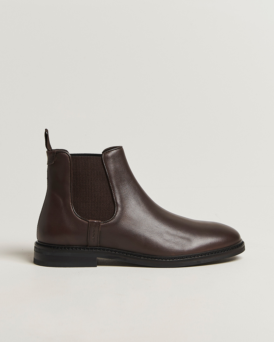 Herre | Støvler | Gant | Bidford Leather Chelsea Boot Brown