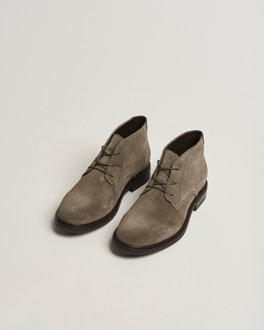 Herre | Støvler | GANT | St Fairkon Suede Chukka Boot Dark Taupe