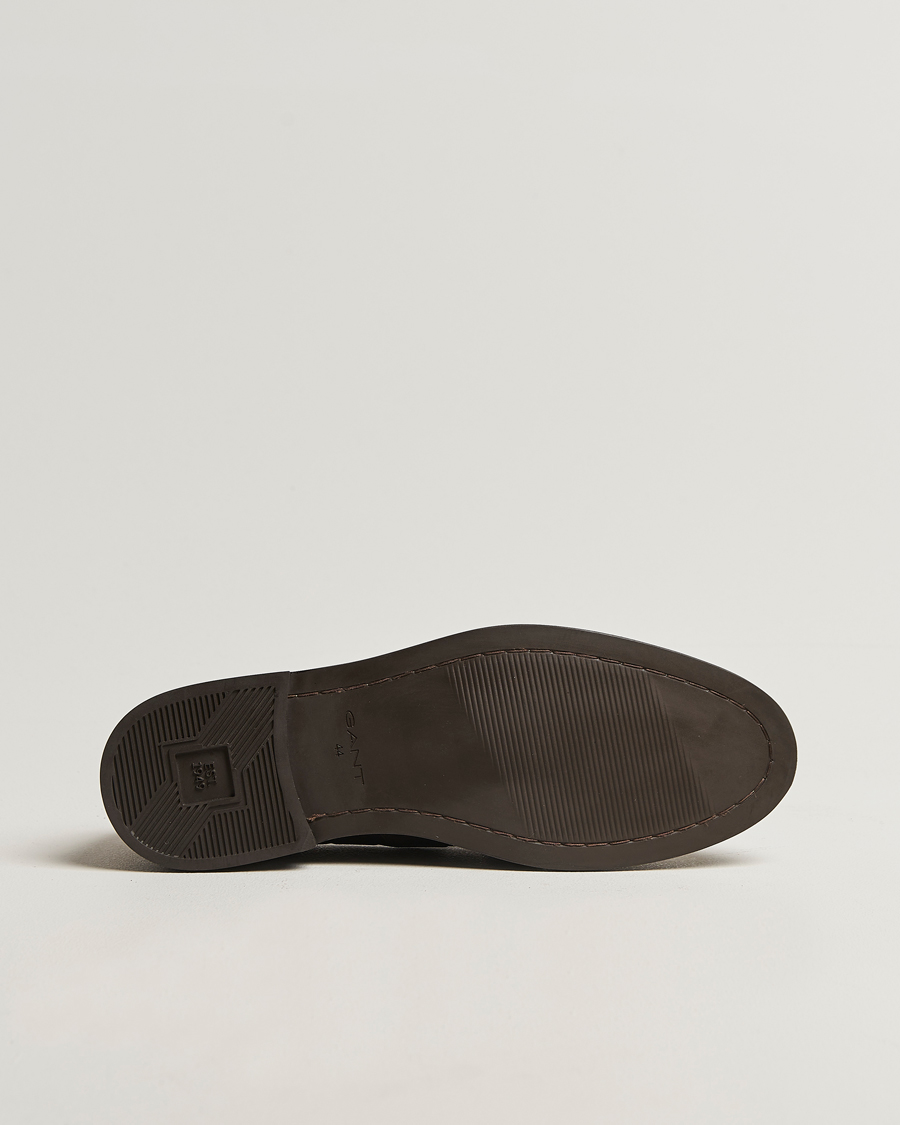 Herre | Loafers | GANT | Lozham Suede Tassle Loafer Dark Brown