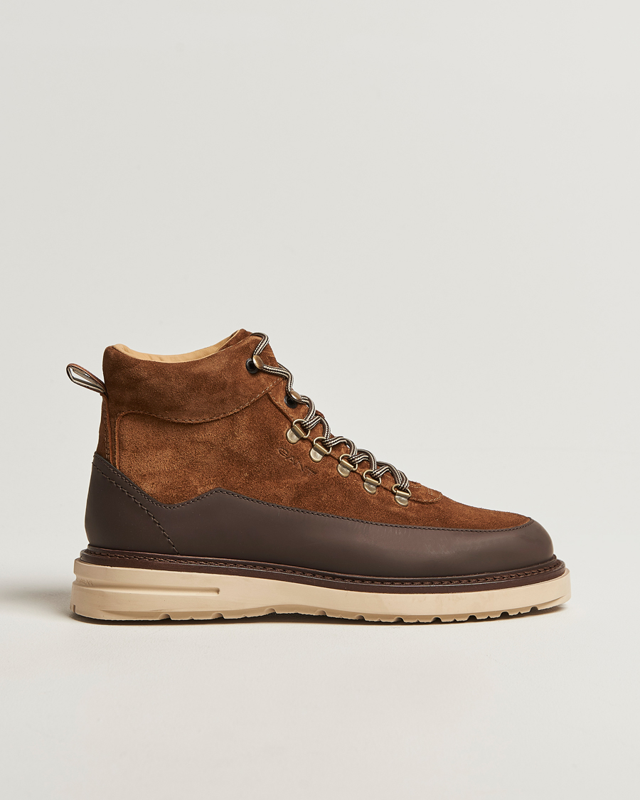 Herre | Støvler | GANT | Hillprep Suede Boot Cognac