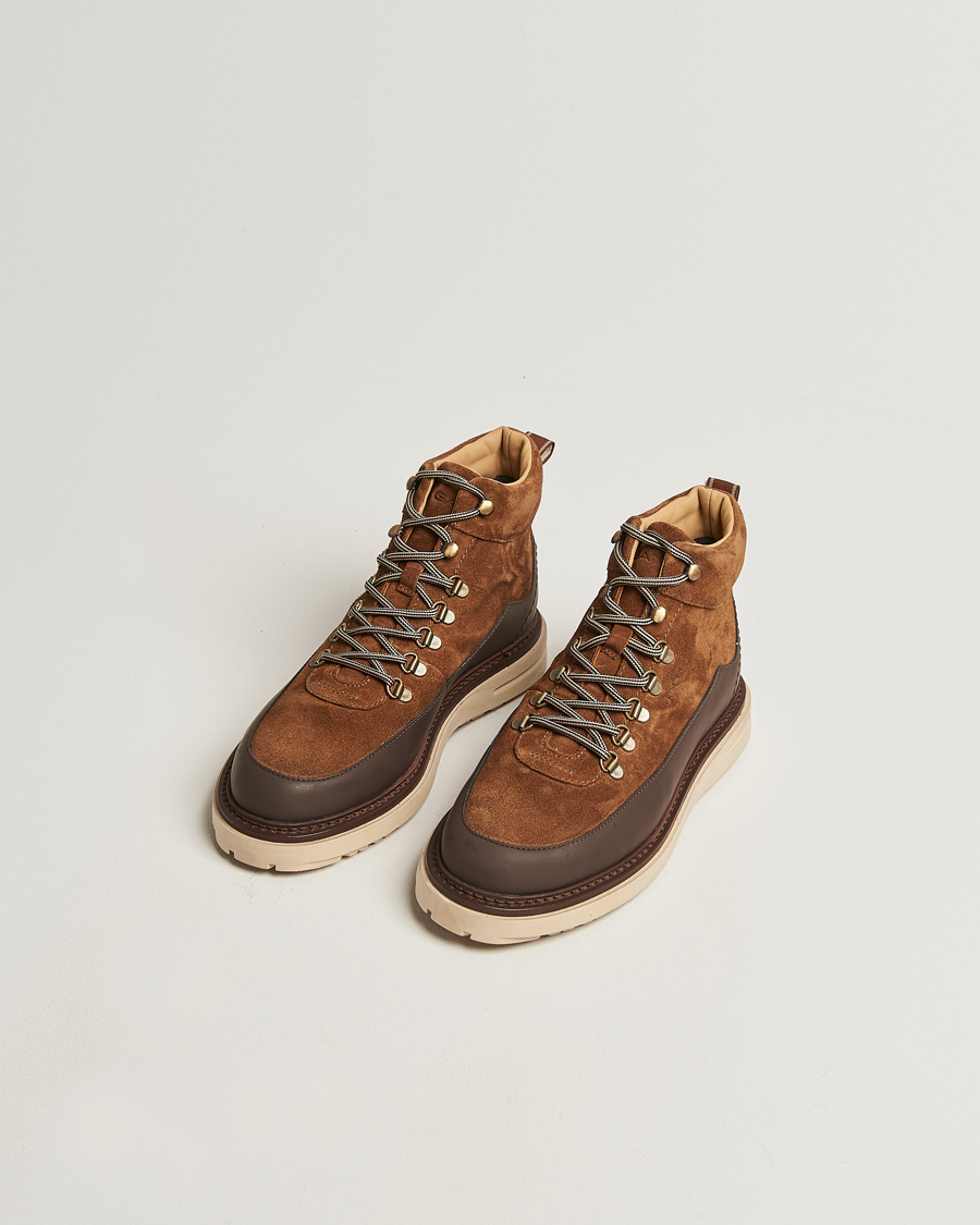 Herre | Støvler | GANT | Hillprep Suede Boot Cognac