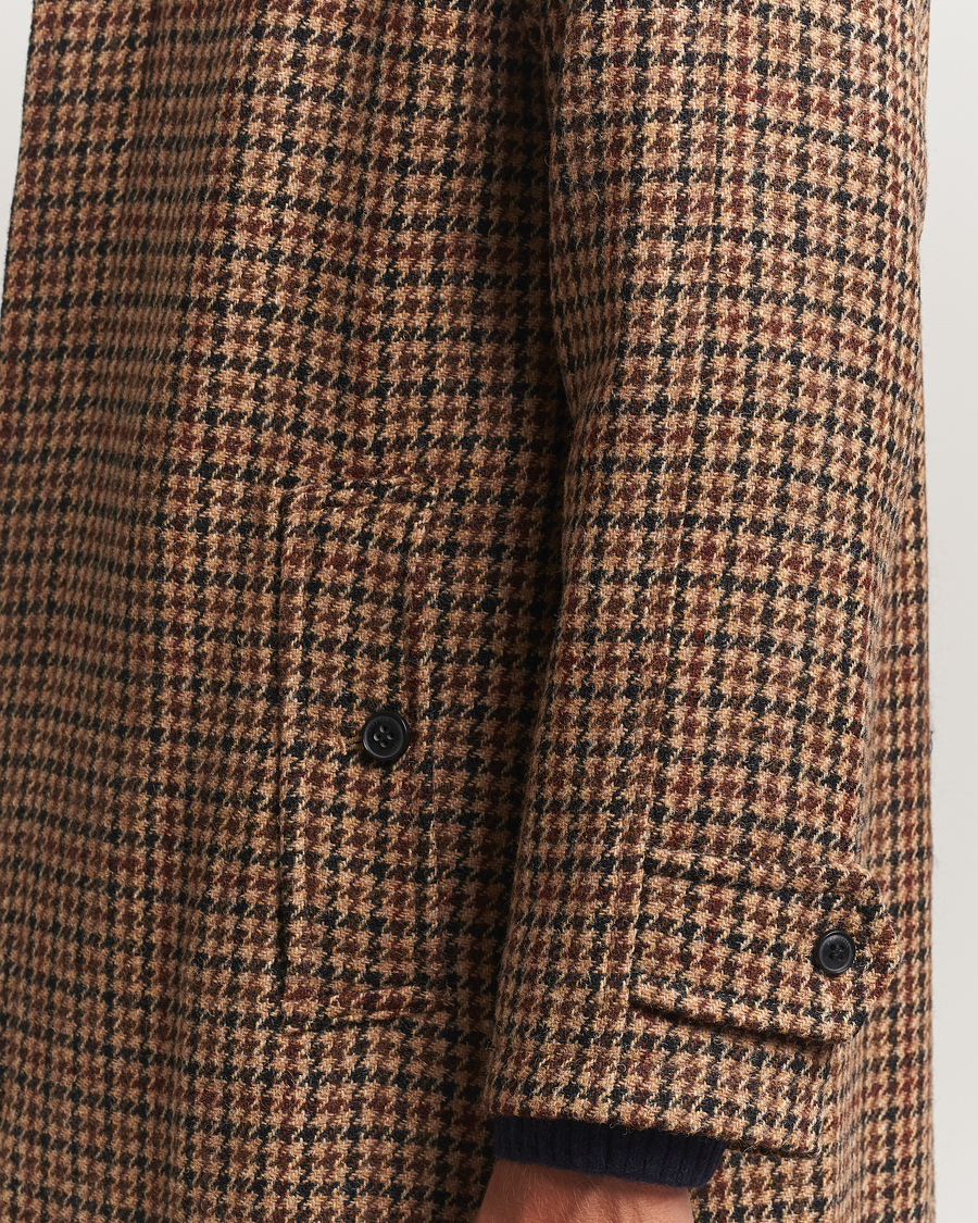 Herre | Jakker | Gloverall | Harris Tweed Mac Coat Brown