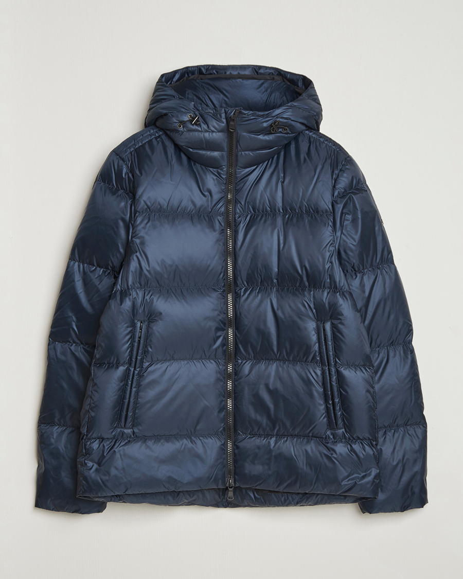 Herre | Jakker | J.Lindeberg | Daryl Down Hooded Jacket Navy