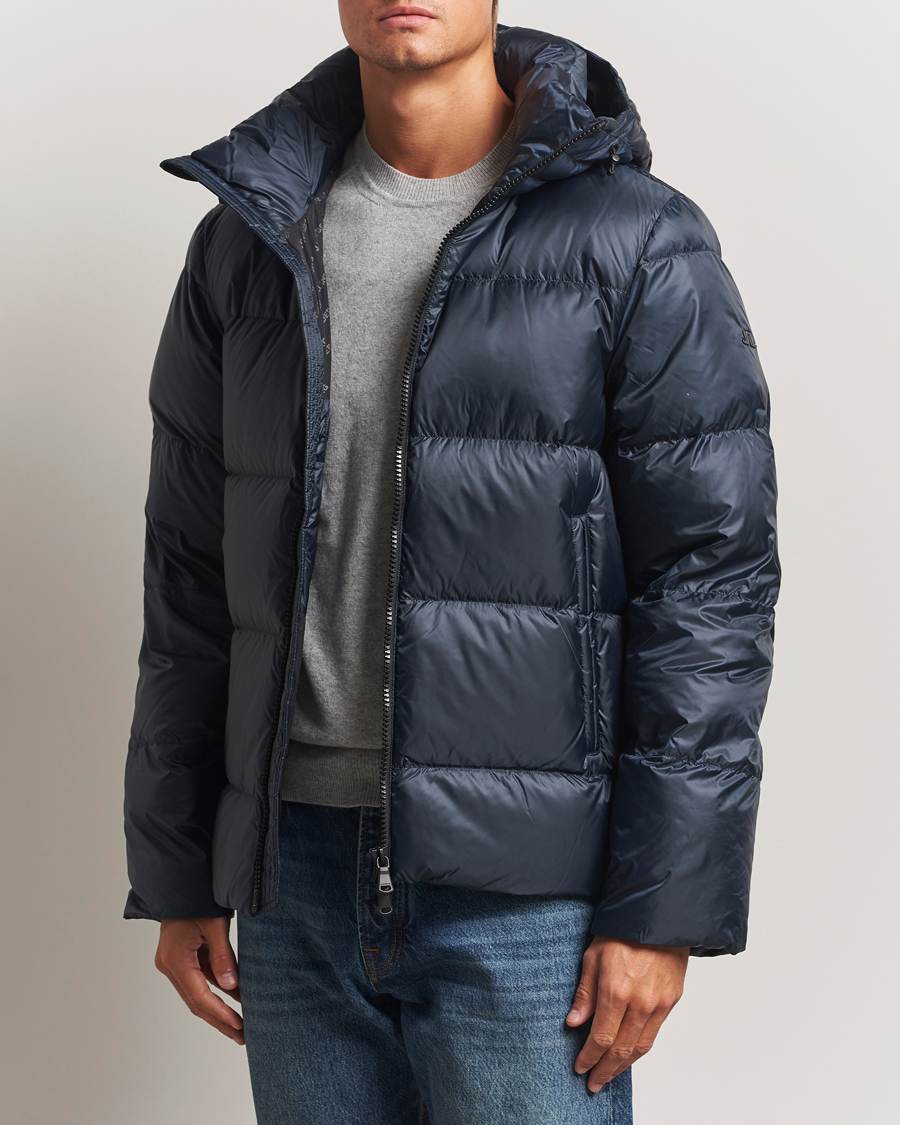 Herre | Jakker | J.Lindeberg | Daryl Down Hooded Jacket Navy