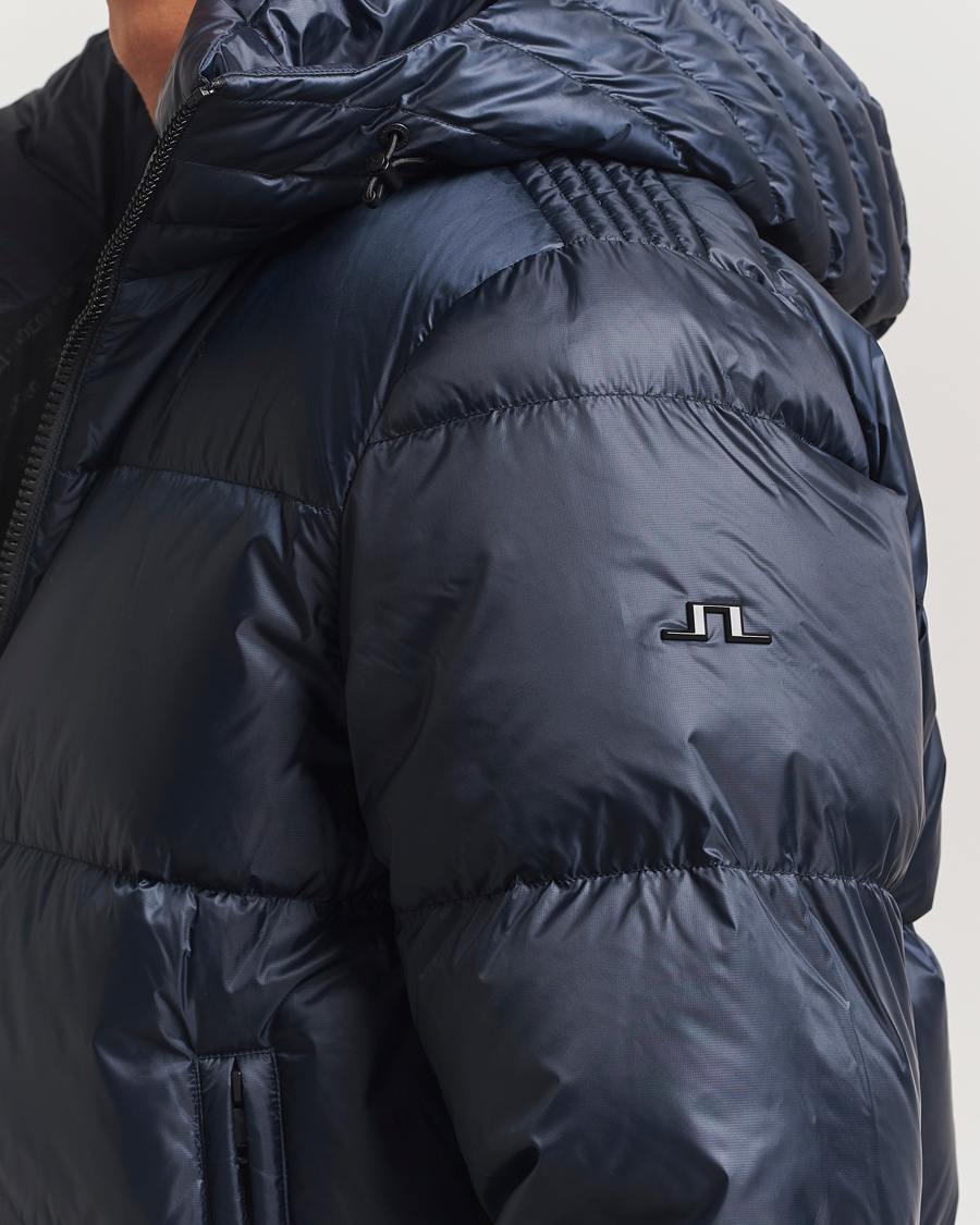 Herre | Jakker | J.Lindeberg | Daryl Down Hooded Jacket Navy