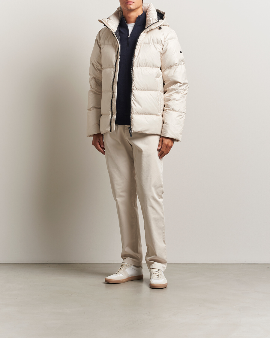 Herre | Jakker | J.Lindeberg | Daryl Down Hooded Jacket Moonbeam