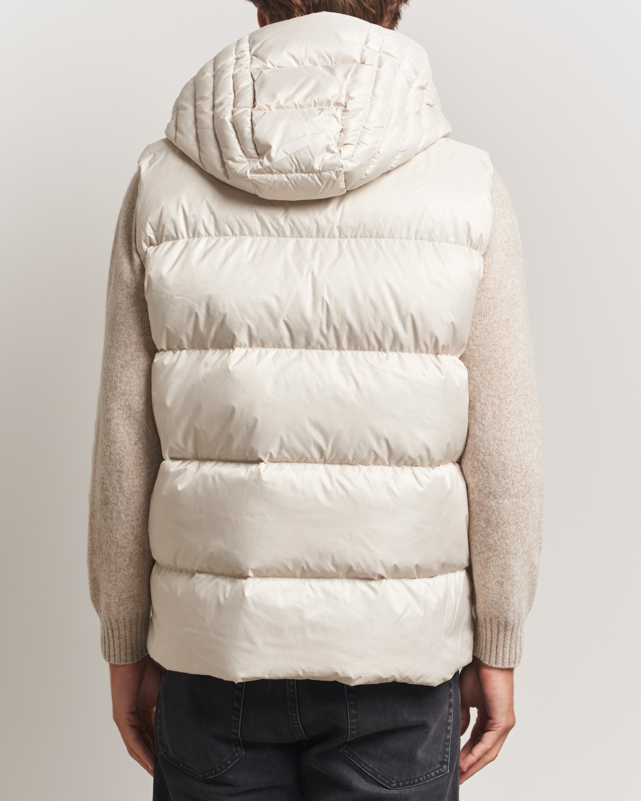 Herre | Veste | J.Lindeberg | Daryl Down Hooded Vest Moonbeam