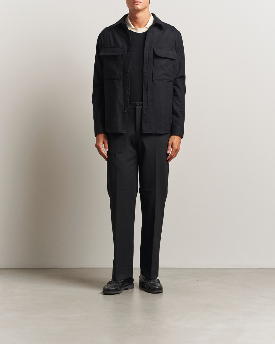 Herre | Bukser | J.Lindeberg | Gabi Compact Stretch Trousers Black