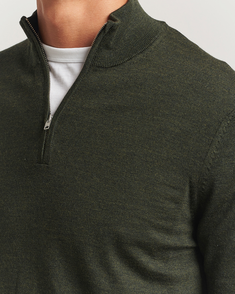 Herre | Trøjer | NN07 | Sergio Merino Half Zip Dark Army