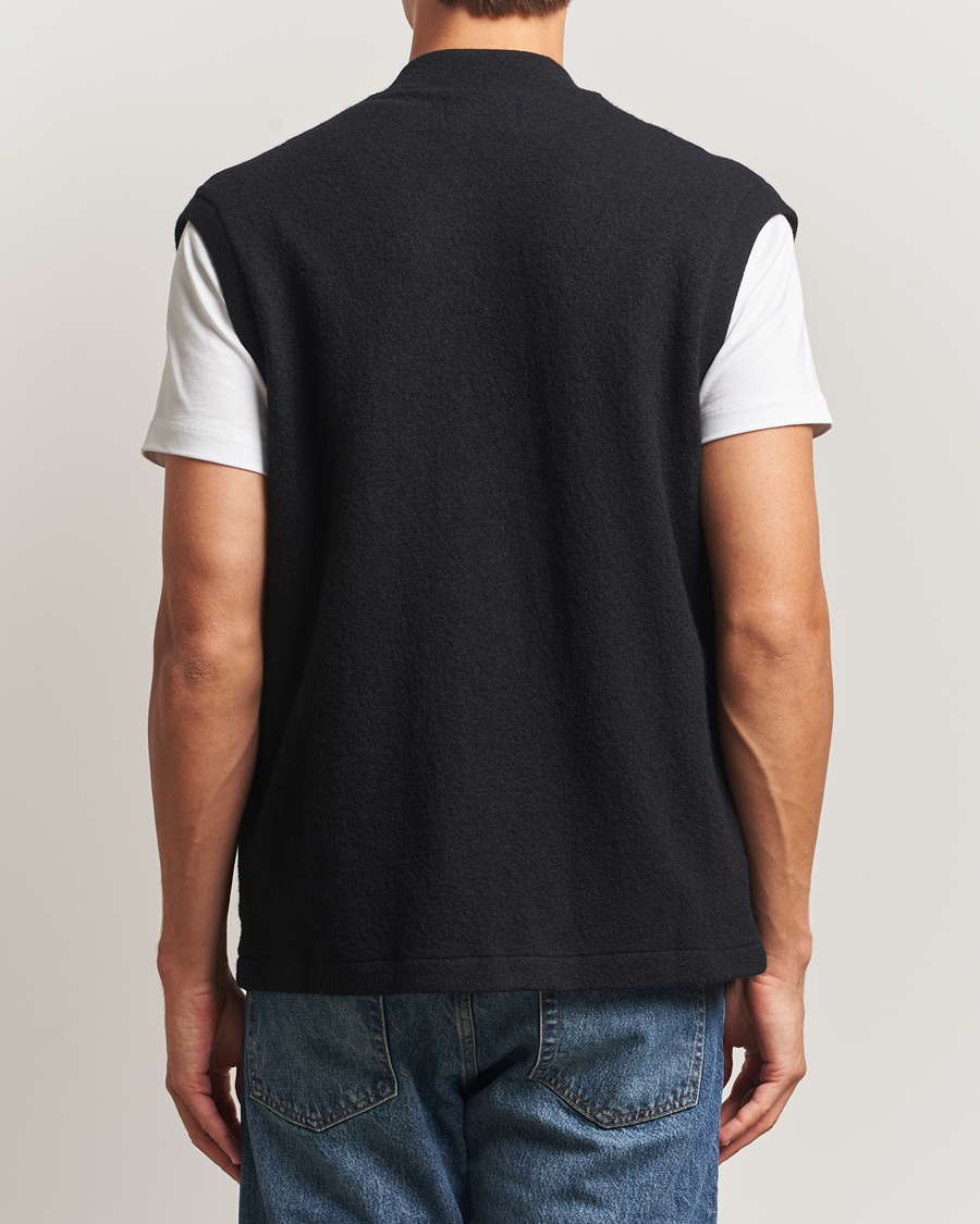 Herre | Trøjer | NN07 | Boiled Wool Vest Black