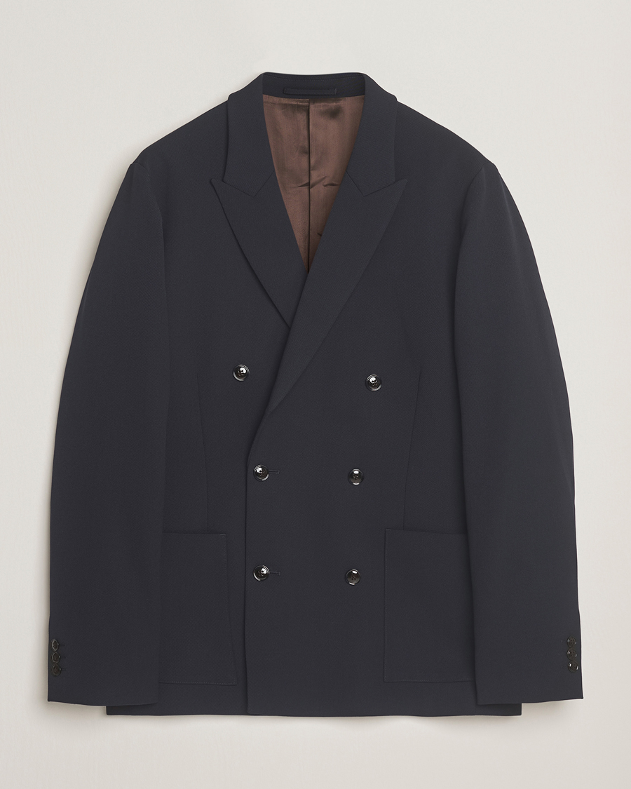 Herre | Blazere & jakker | NN07 | Jordin Wool Double Breasted Blazer Deep Navy