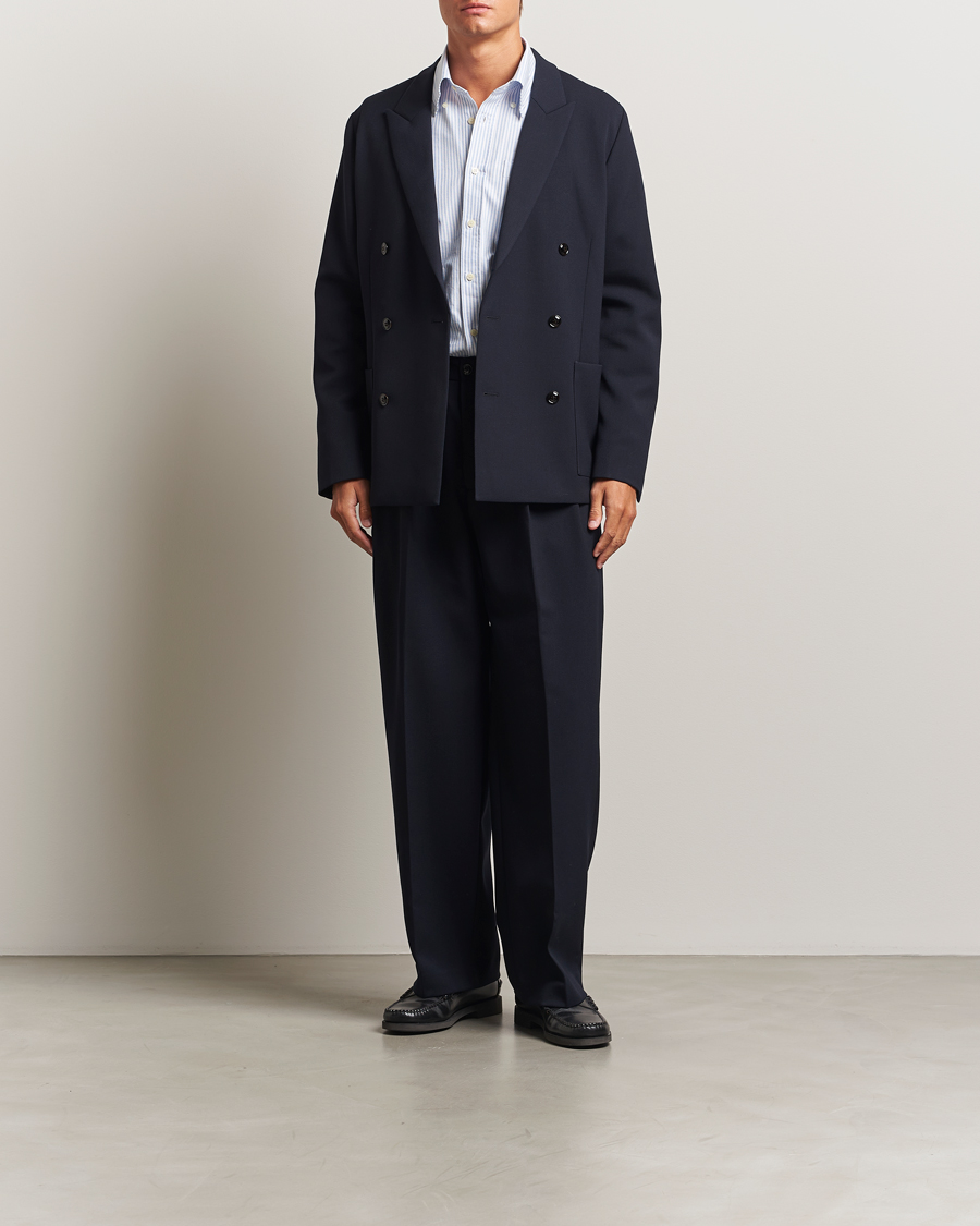 Herre | Blazere & jakker | NN07 | Jordin Wool Double Breasted Blazer Deep Navy