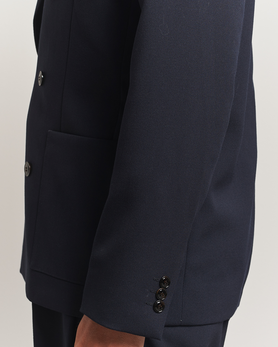 Herre | Blazere & jakker | NN07 | Jordin Wool Double Breasted Blazer Deep Navy