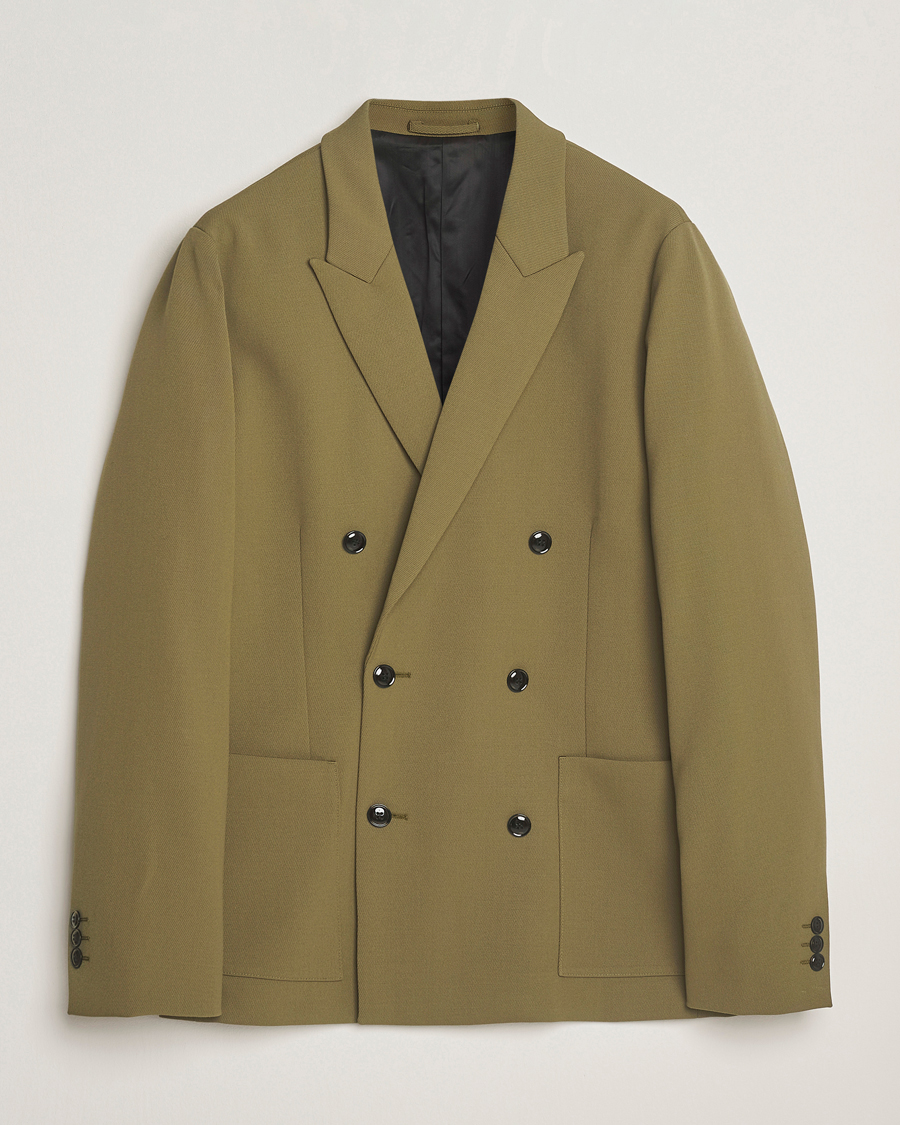 Herre | Blazere & jakker | NN07 | Jordin Wool Double Breasted Blazer Firene Green