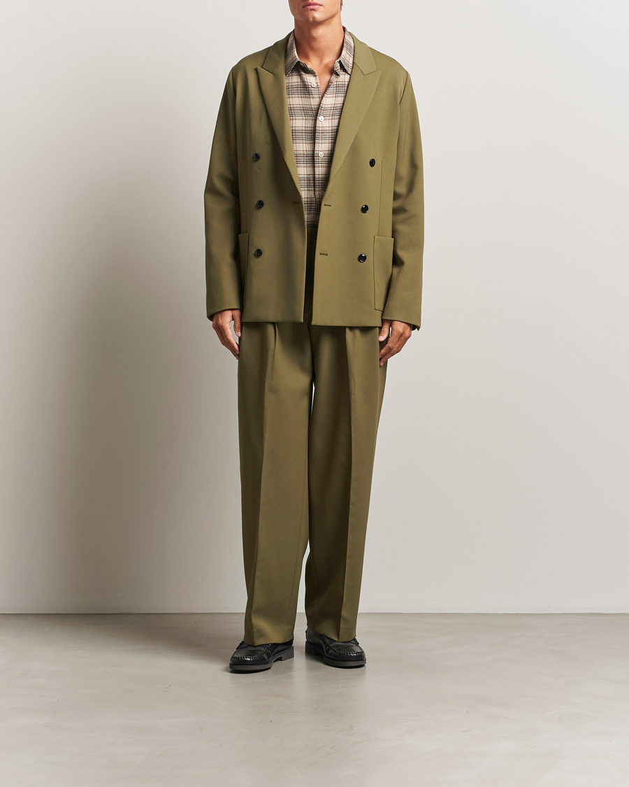 Herre | Blazere & jakker | NN07 | Jordin Wool Double Breasted Blazer Firene Green