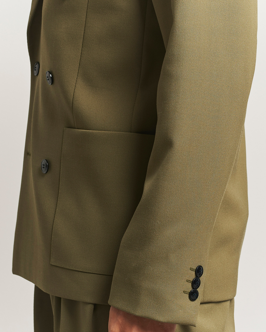Herre | Blazere & jakker | NN07 | Jordin Wool Double Breasted Blazer Firene Green