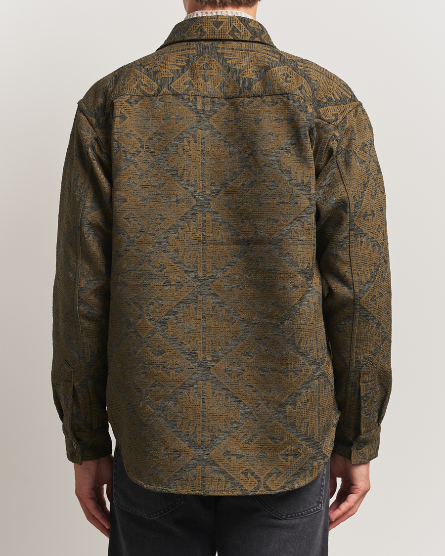 Herre | Skjorter | NN07 | Adwin Printed Overshirt Green Multi