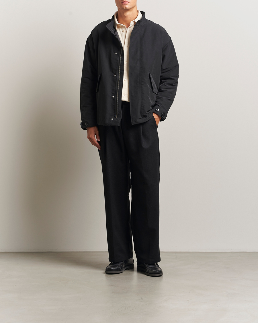 Herre | Jakker | NN07 | Sophus Nylon Bomber Jacket Black