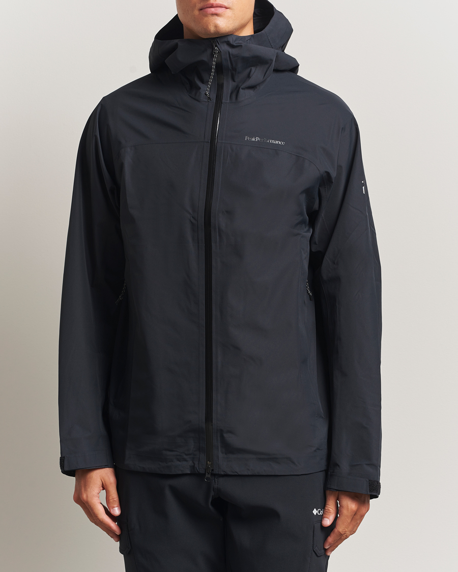 Herre | Jakker | Peak Performance | Treeline Shell Hooded Jacket Black