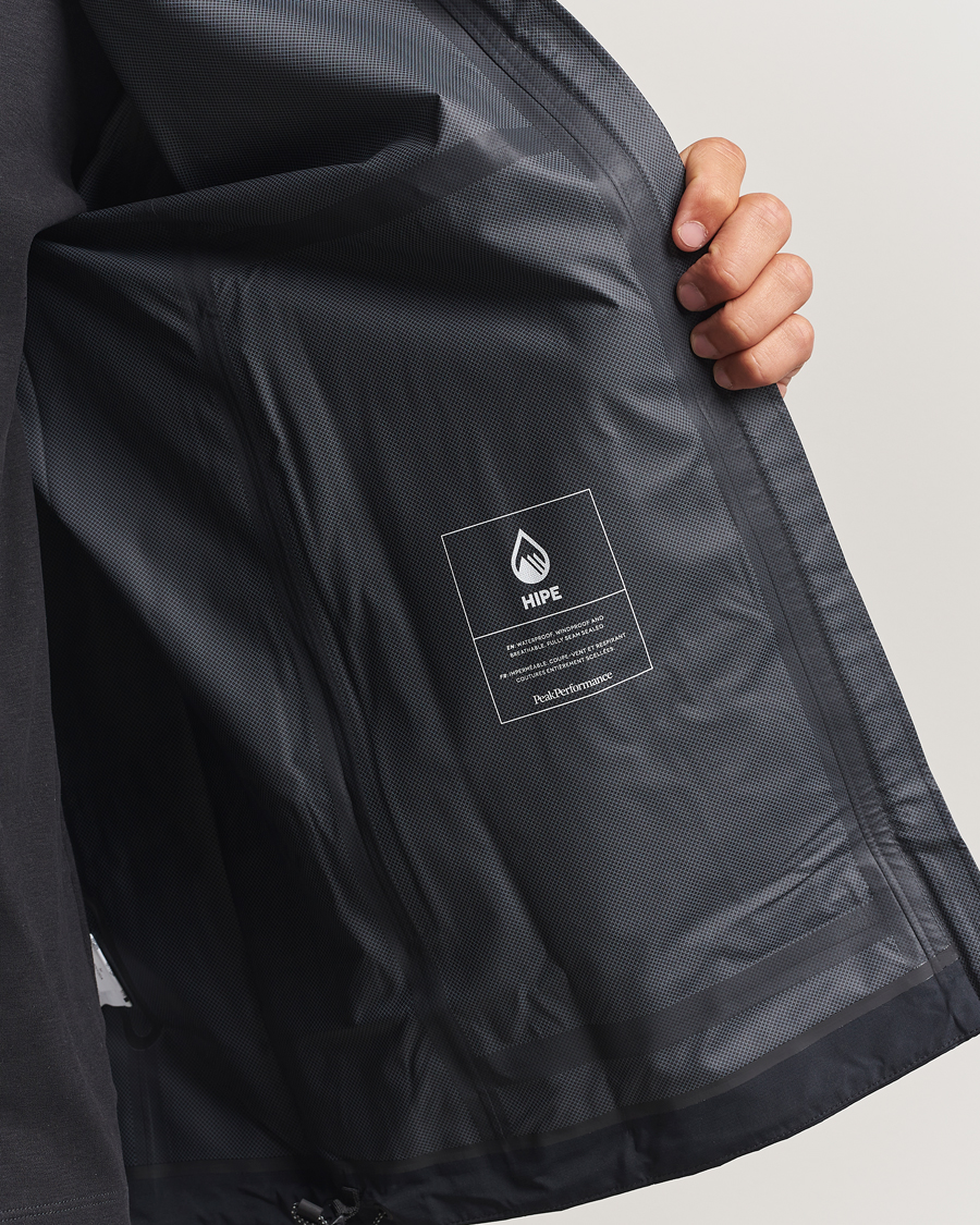 Herre | Jakker | Peak Performance | Treeline Shell Hooded Jacket Black