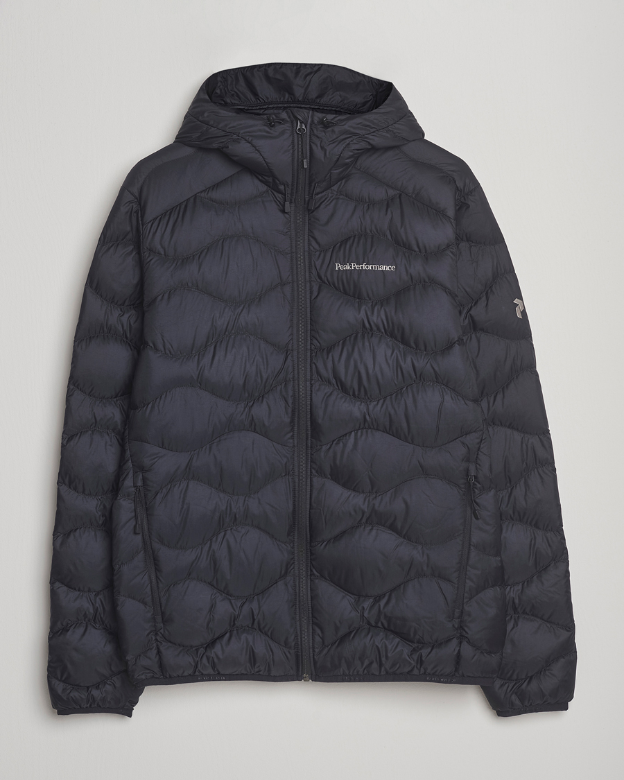 Herre | Jakker | Peak Performance | Helium Down Hooded Jacket Black