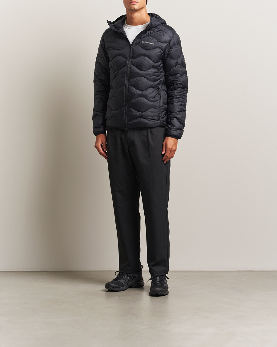 Herre | Jakker | Peak Performance | Helium Down Hooded Jacket Black