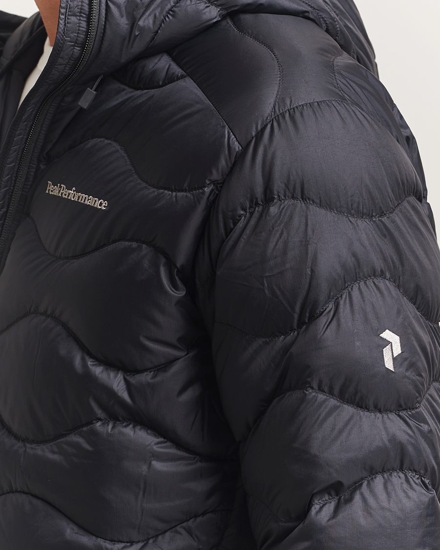 Herre | Jakker | Peak Performance | Helium Down Hooded Jacket Black