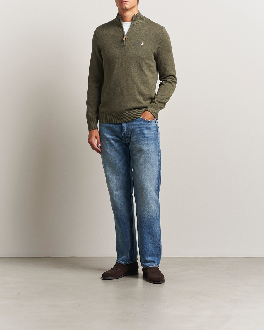 Herre | Trøjer | Morris | Darmon Half Zip Olive