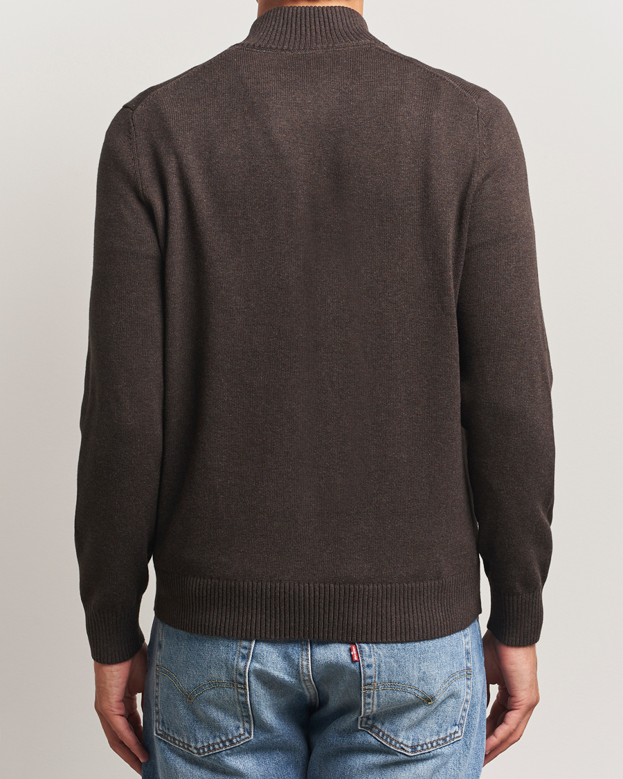 Herre | Trøjer | Morris | Darmon Half Zip Brown