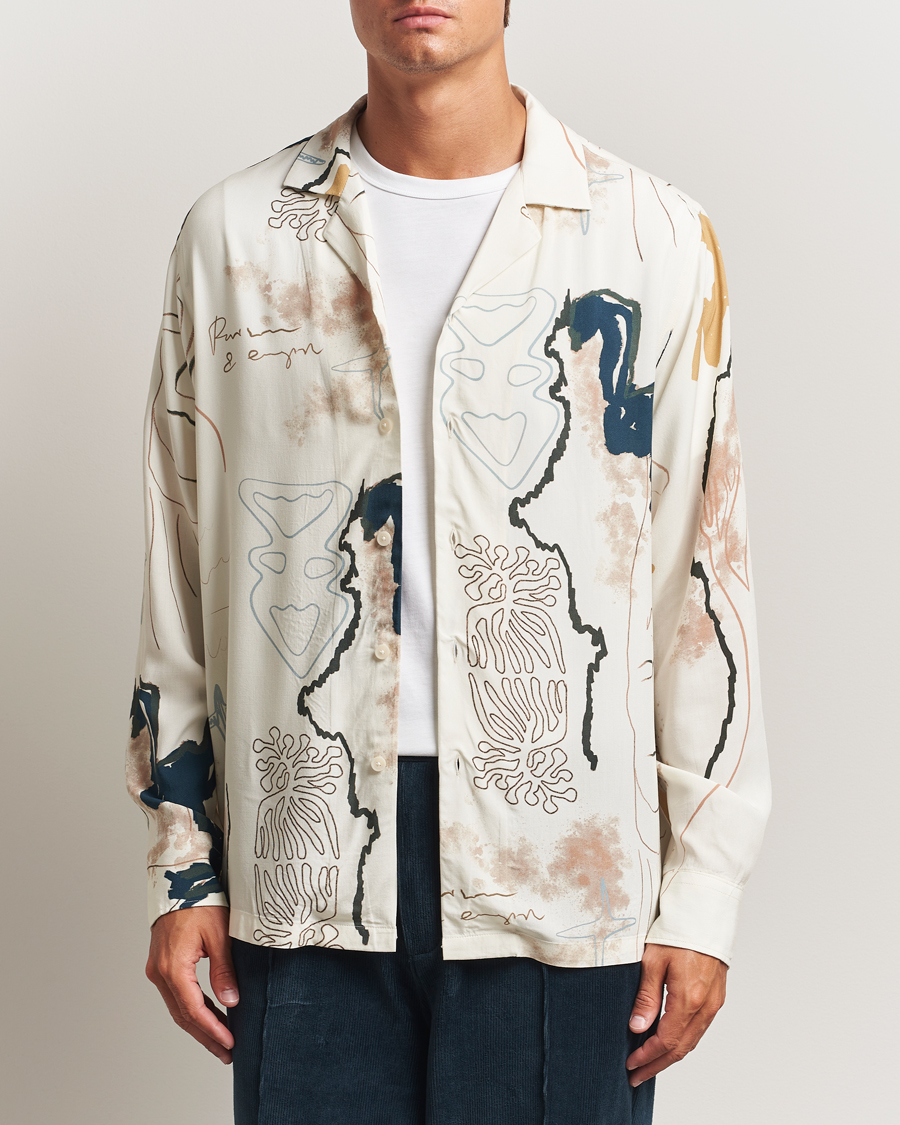 Herre | Skjorter | OAS | Brillo Viscose Shirt Beige