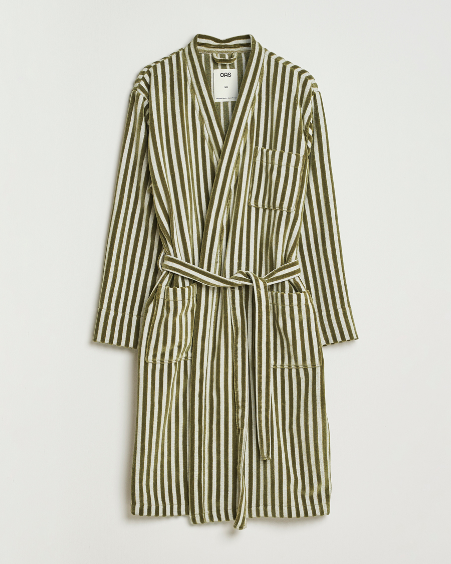 Herre | Pyjamas & Morgenkåber | OAS | Korto Cotton Robe Green