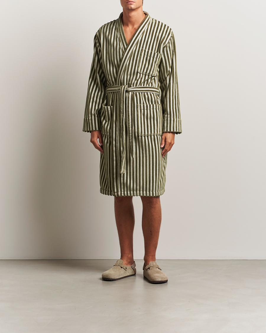 Herre | Pyjamas & Morgenkåber | OAS | Korto Cotton Robe Green