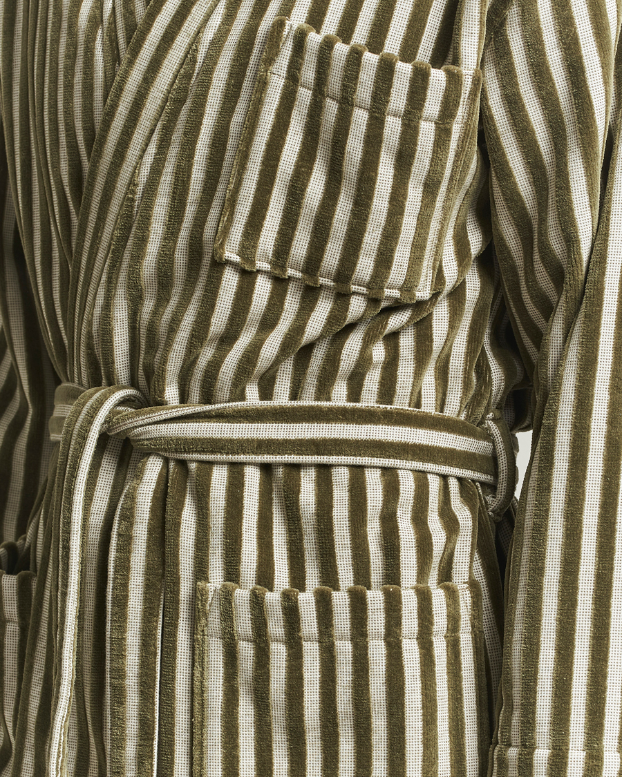 Herre | Pyjamas & Morgenkåber | OAS | Korto Cotton Robe Green