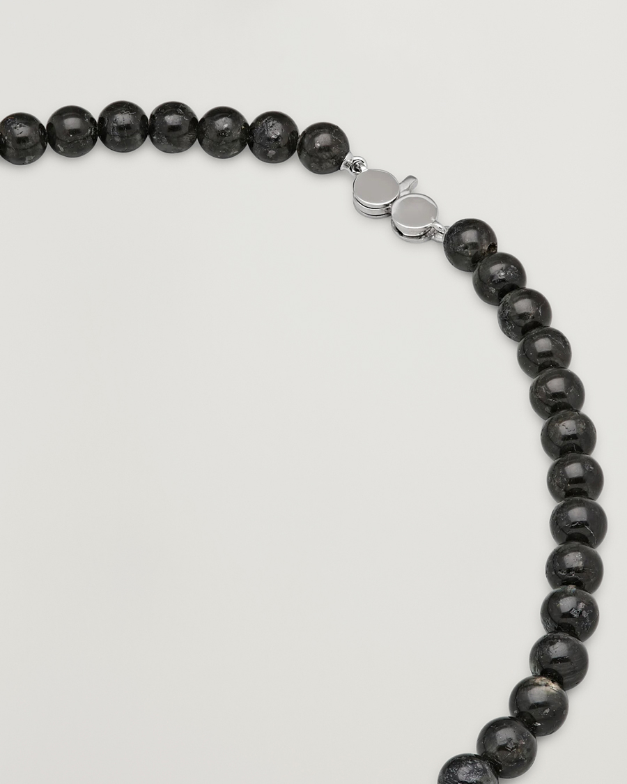 Herre | Smykker | Tom Wood | Cove Necklace Black Larvikite