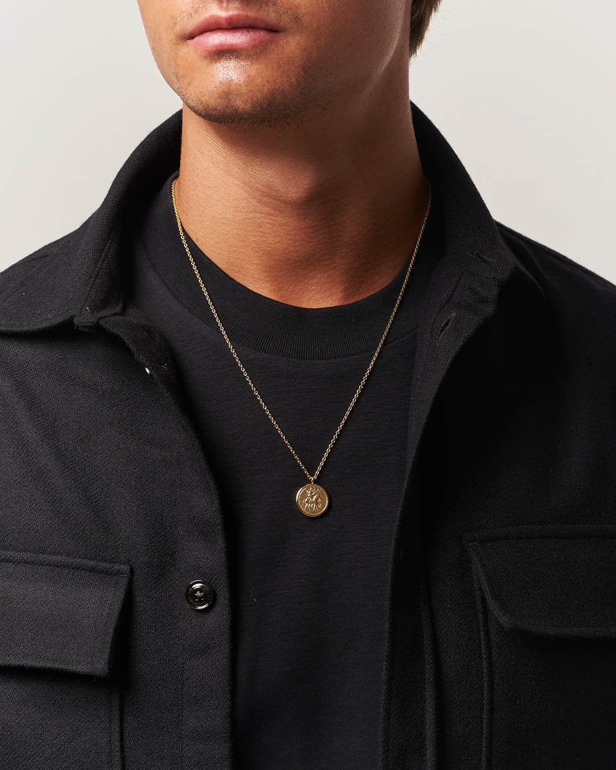 Herre | Smykker | Tom Wood | Coin Pendant Necklace Gold