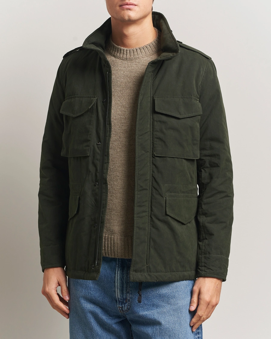 Herre | Jakker | Aspesi | Minifield Cotton Field Jacket Military