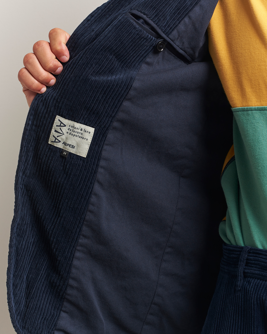 Herre | Blazere & jakker | Aspesi | Corduroy Blazer Navy