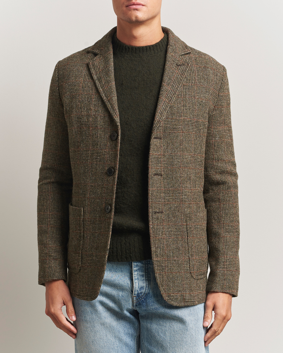 Herre | Blazere & jakker | Aspesi | Harris Tweed Blazer Brown Check