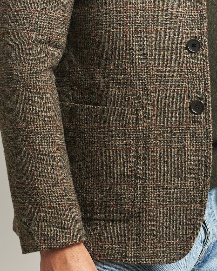 Herre | Blazere & jakker | Aspesi | Harris Tweed Blazer Brown Check
