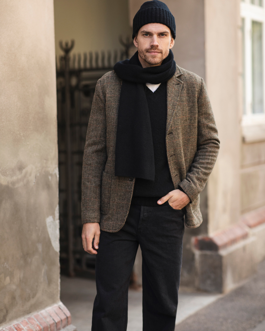 Herre | Blazere & jakker | Aspesi | Harris Tweed Blazer Brown Check