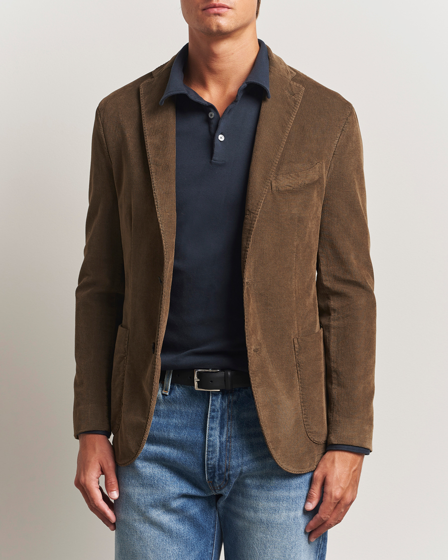Herre | Blazere & jakker | Boglioli | K Jacket Corduroy Blazer Brown