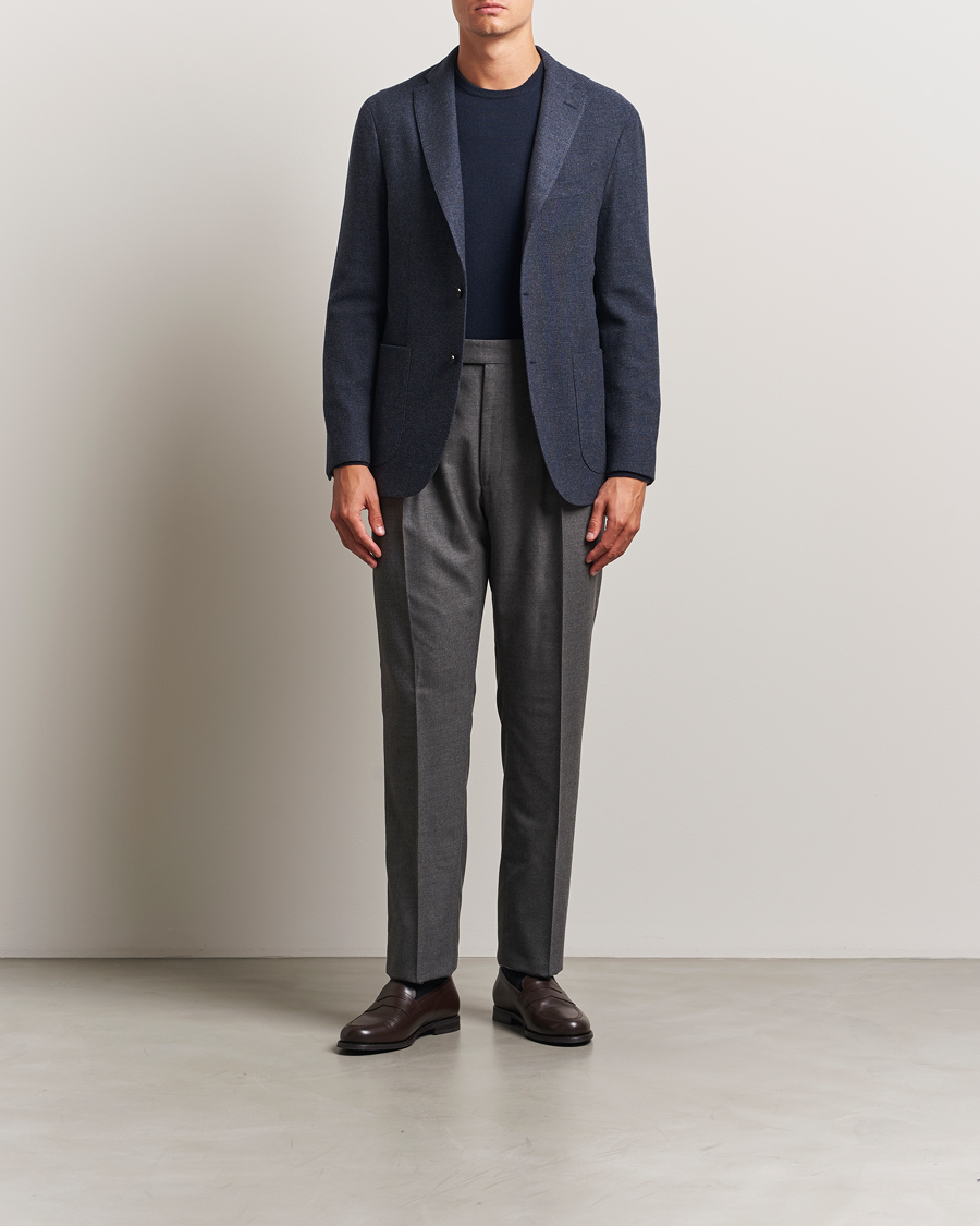 Herre | Blazere & jakker | Boglioli | K Jacket Cashmere/Wool Twill Blazer Dark Blue