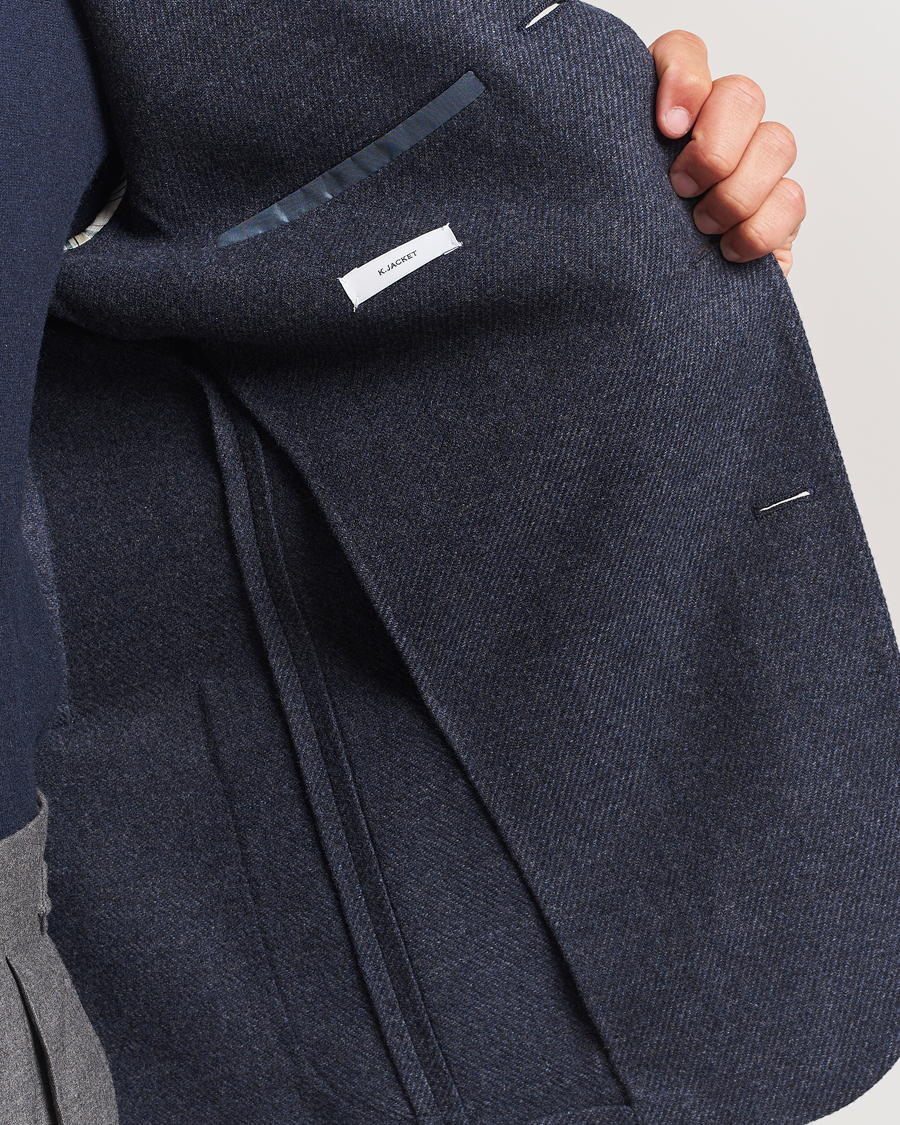 Herre | Blazere & jakker | Boglioli | K Jacket Cashmere/Wool Twill Blazer Dark Blue