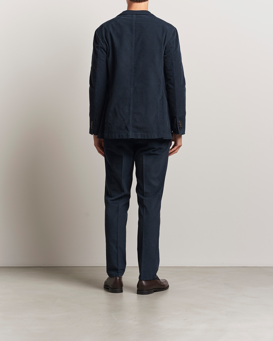 Herre | Jakkesæt | Boglioli | K Jacket Baby Corduroy Suit Navy