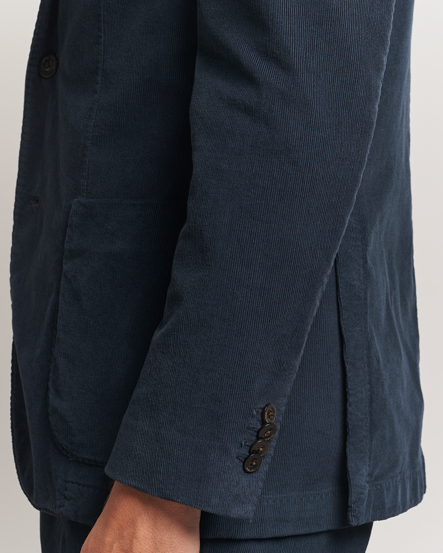 Herre | Jakkesæt | Boglioli | K Jacket Baby Corduroy Suit Navy