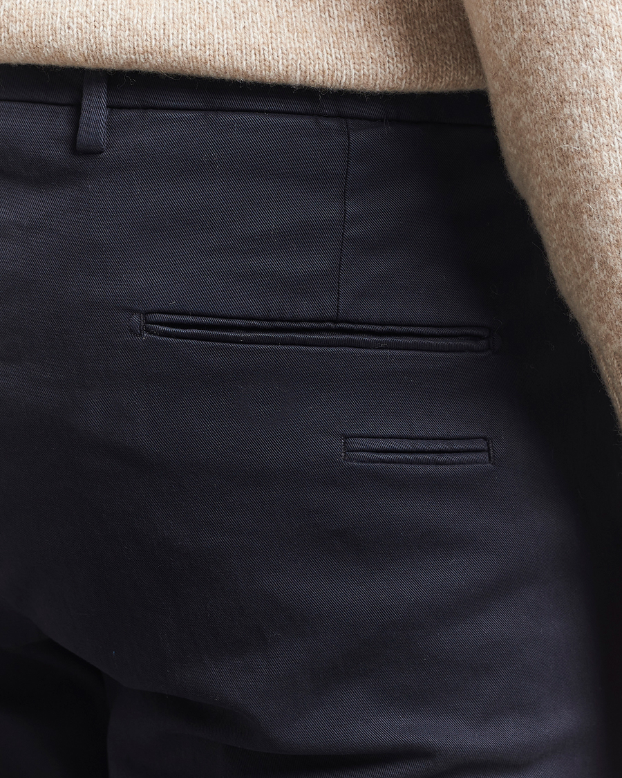 Herre | Bukser | Briglia 1949 | Slim Fit Cotton Stretch Chino Navy