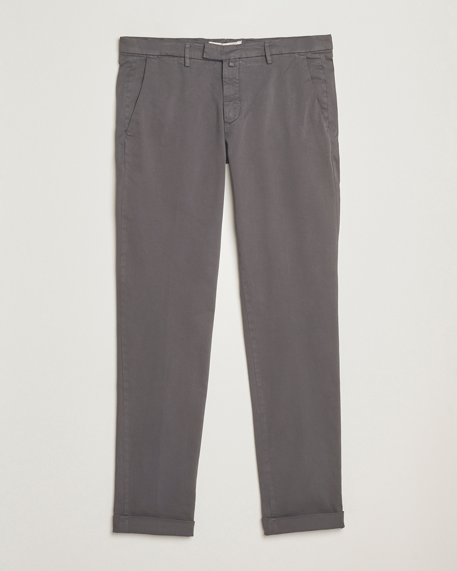 Herre | Bukser | Briglia 1949 | Slim Fit Cotton Stretch Chino Grey